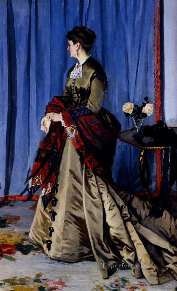 Portrait Of Madame Gaudibert Oil Paintings